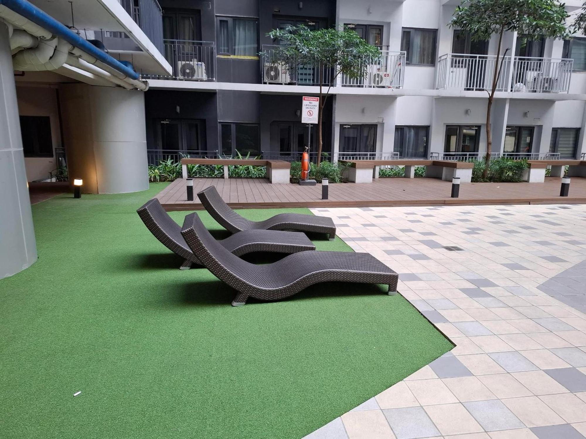Shore 1 & 3 Residences Moa 1Br With Balcony By Darpm Manila Exterior foto